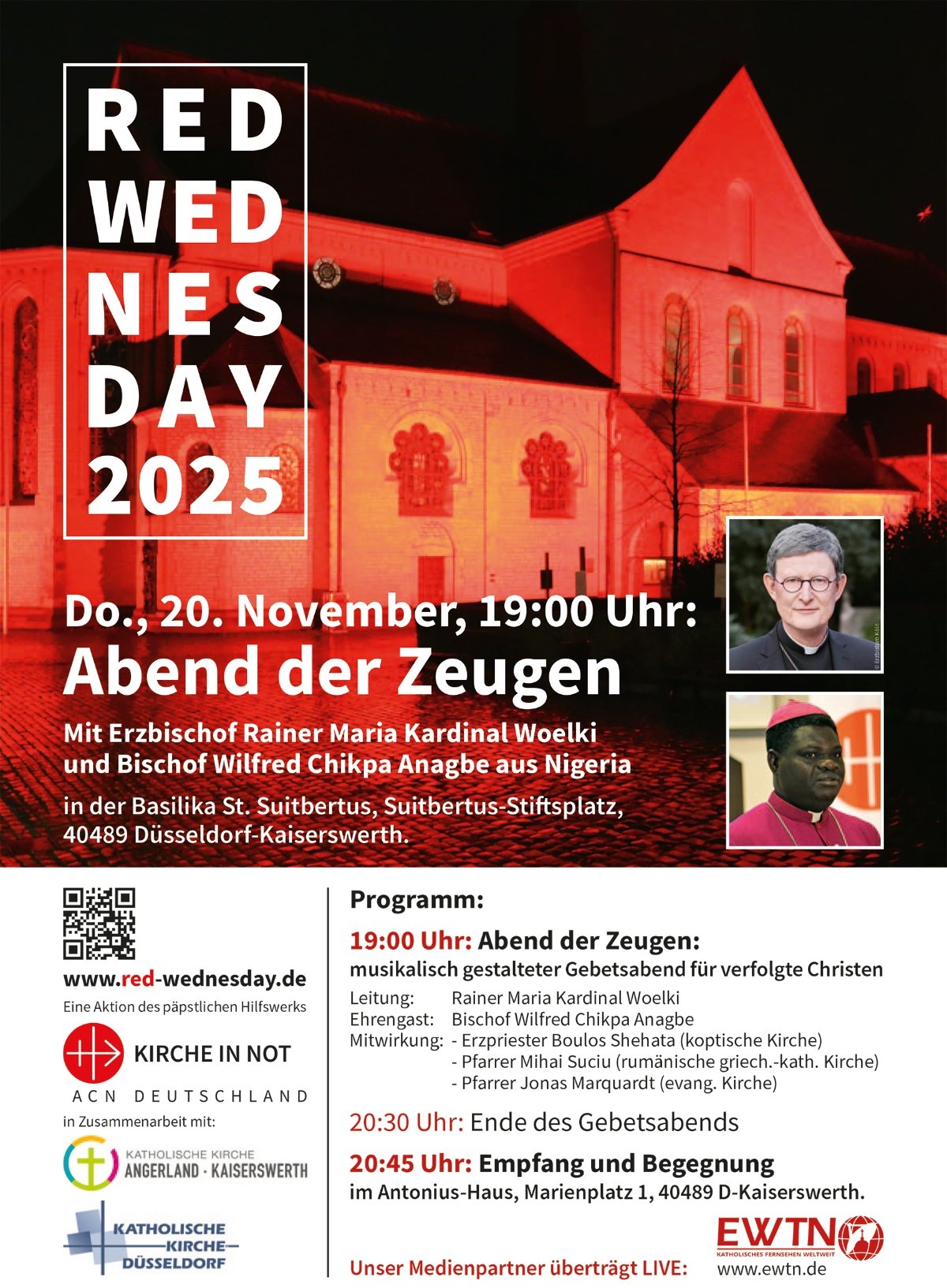 Red Wednesday 2025 - Abend der Zeugen Duesseldorf