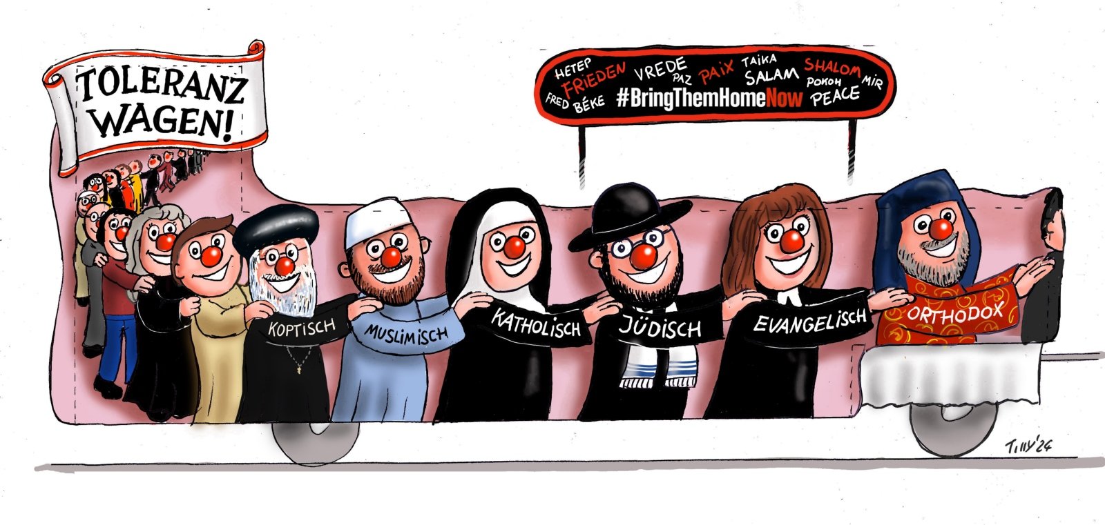 Toleranzwagen (c) Graphik: Jacques Tilly